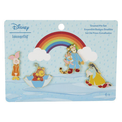 Pins loungefly disney 4pcs set winnie l'ourson and friends rainy dayFUNPN3305.jpg0671803388390