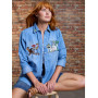 Her Universe Disney Pixar Toy Story Characters Denim boutonné - Import Septembre 2025 Her Universe Disney Pixar Toy Story Characters Denim boutonné - Import Septembre 2025