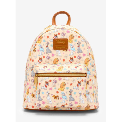 Loungefly Disney Dogs Floral Sac à dos - Import Octobre 2025