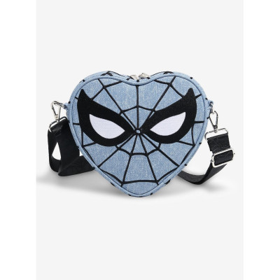 Loungefly Marvel Spider-Man Heart-Shaped Denim Crossbody - Import Septembre 202533978079_hi?$productMainDesktop$&fmt=auto123453