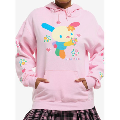U*SA*HA*NA Pink Flower Girls Sweatshirt à capuche - Import Septembre 202534778262_hi?$productMainDesktop$&fmt=auto1234534778262