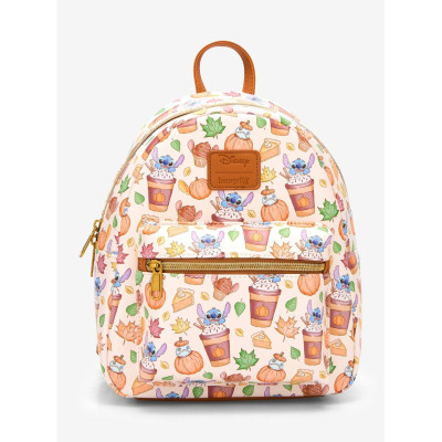 Sac à dos Loungefly Disney Stitch Pumpkin Spice Latte - import septembre