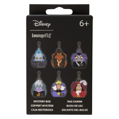 Loungefly Disney Villains Mystery Mini Backpack Keychain Bag Clip - précommande aout