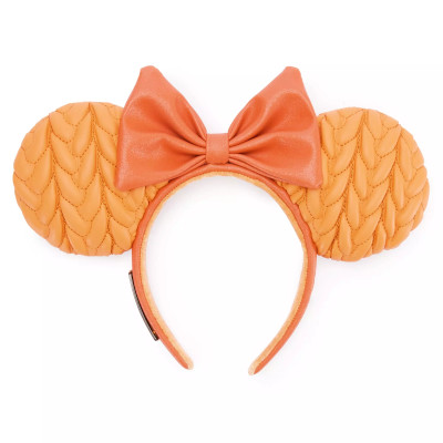 Serre tête à oreille Loungefly Minnie Mouse Pumpkin Spice ears - import septembre