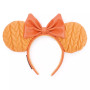 Serre tête à oreille Loungefly Minnie Mouse Pumpkin Spice ears - import septembre