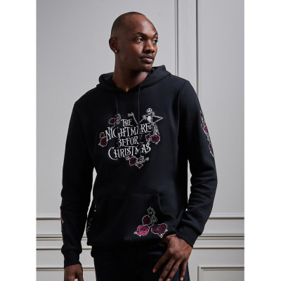 Disney l'étrange noël de Mr Jack Floral Logo Sweatshirt à capuche - Import Septembre 202530599951_hi?$productMainDesktop$&fmt=a