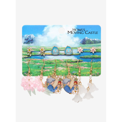 Studio Ghibli® Howl's Moving Castle Calcifer & Sophie Floral Earring Set - Import Septembre 202534387442_hi?$productMainDesktop$