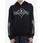 Disney Kingdom Hearts Logo & Keyblade Girls Sweatshirt à capuche - Import Septembre 2025