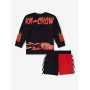 Disney Pixar Cars Lightning McQueen Flame Enfant en bas âge Long manche T-Shirt & Shorts Set - Import Septembre 202534133565_av