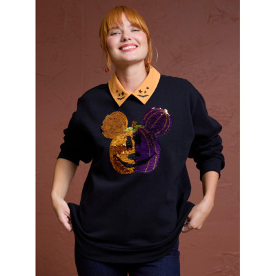Her Universe Disney Mickey Mouse Sequin Pumpkin Collared Sweatshirt - Import Septembre 202534329158_hi?$productMainDesktop$&fmt