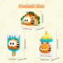 Diorama pantasy garfield fridge magnet series 86819 taco 10cm - préco novembre 2025PTY86817to19.jpg6973817323508