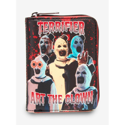 Loungefly Terrifier Art The Clown Splatter Mini Zipper Wallet - Import Septembre 202534327341_hi?$productMainDesktop$&fmt=auto12