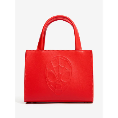 Loungefly Marvel Spider-Man Embossed Mask Crossbody Mini Tote Bag - BoXLunch Exclusive - Import Octobre 202534367589_hi?$product