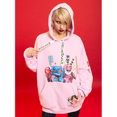 Hazbin Hotel The Vees Arcade Oversized Sweatshirt à capuche - Import Septembre 202534403588_hi?$productMainDesktop$&fmt=auto1234