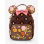 Disney Minnie Mouse Velvet Floral Interchangeable Ears Sac à dos - Import Septembre 2025