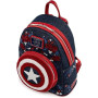 copy of Portefeuille loungefly marvel captain america 80th anniversary floral sheild
