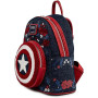 copy of Portefeuille loungefly marvel captain america 80th anniversary floral sheild
