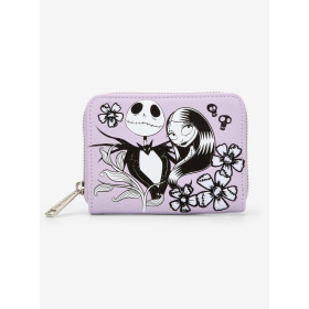 Portefeuille Loungefly Disney The Nightmare Before Christmas Jack & Sally Floral - import septembre