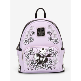 Sac a dos Loungefly Disney The Nightmare Before Christmas Jack & Sally Floral - import septembre