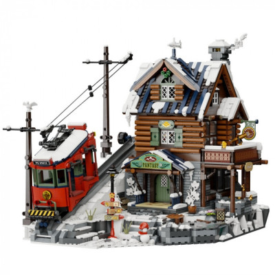 Diorama pantasy retro collection summit cabin chalet des montagnes 38cm - préco novembre 2025PTY85033.jpg6973817323577
