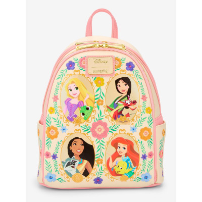 Sac a dos Loungefly Disney Princesses Floral Portraits - import septembre