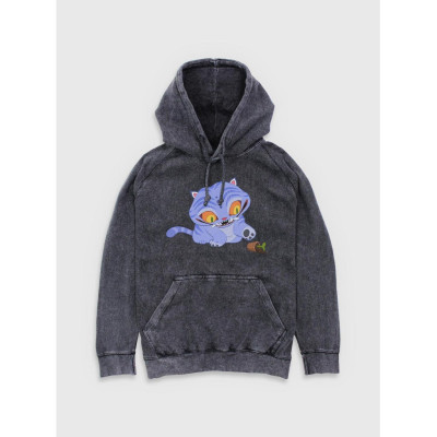 KPop Demon Hunters Chibi Derpy Tiger Mineral Wash Sweatshirt à capuche - Import Septembre 202535237789_hi?$productMainDesktop$&f