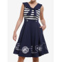 Her Universe Disney Steamboat Willie Sailor Retro Robe - Import Octobre 2025