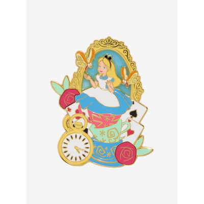 Loungefly Disney Alice in Wonderland Alice Portrait Limited Edition Enamel Pin - Import Novembre 202534563225_hi?$productMainDe