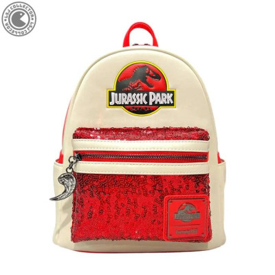 Sac a dos Loungefly Jurassic park red sequin - import octobre
