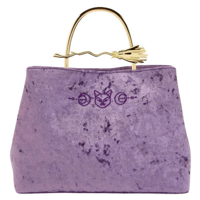 Sac a main Loungefly Hocus Pocus velvet broom handle - précommande septembre