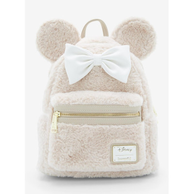 Sac a dos Loungefly Disney Minnie Mouse Faux Fur - Import