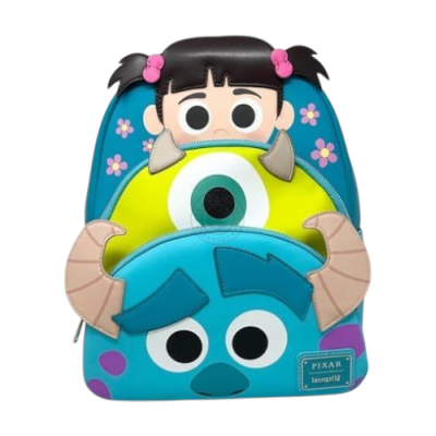 Sac à dos triple pocket Loungefly Monstres et cie Boo Bob Sully - import octobre