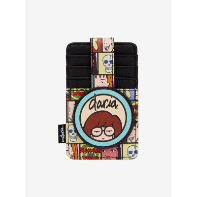 Porte carte Loungefly Daria Grid - import octobre