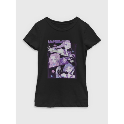 KPop Demon Hunters Huntrix Group Panels Ado Girls T-Shirt - Import Octobre 202535232984_hi?$productMainDesktop$&fmt=auto12345352