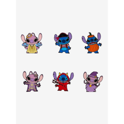 Loungefly Disney Stitch & Angel Halloween Blind Box Enamel Pin - Import Octobre 202534235209_hi?$productMainDesktop$&fmt=auto123