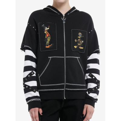 Disney Kingdom Hearts Halloween Town Girls Twofer Sweatshirt à capuche - Import Octobre 202534175694_hi?$productMainDesktop$&fmt