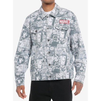 Our Universe Marvel Comic Panels Oversized Denim Jacket - Import Octobre 202531093007_hi?$productMainDesktop$&fmt=auto123453109