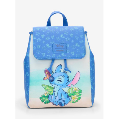 Sac à dos Loungefly Disney Stitch Scrump Butterfly Slouch - import novembre
