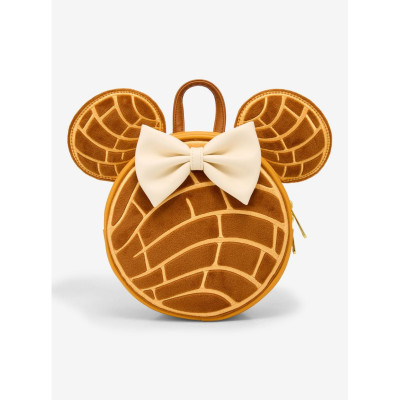 Loungefly Disney Minnie Mouse Chocolate Concha Figural Convertible Sac à dos (BoxLunch 10th Anniversary Edition) - Import Octob