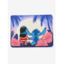 Loungefly Disney Lilo & Stitch Floral Sunset Scene Wallet (BoxLunch 10th Anniversary Edition) - Import Octobre 2025