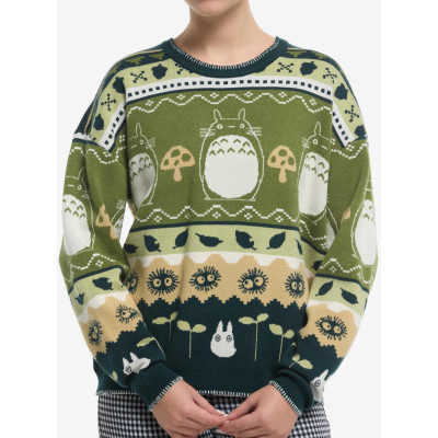 Her Universe Studio Ghibli® My Neighbor Totoro Fair Isle Stitch Pull - Import Octobre 202534362843_hi?$productMainDesktop$&fmt=a
