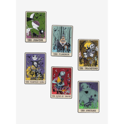 Loungefly Disney l'étrange noël de Mr Jack Tarot Card Glow-in-the-Dark Blind Box Enamel Pin - Import Novembre 202534705354_hi?$
