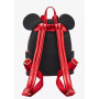 Sac a dos Loungefly Minnie metallic red bow ears - précommande septembre