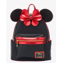Sac a dos Loungefly Minnie metallic red bow ears - précommande septembre