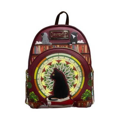 Sac a dos Loungefly Black Cat Library - import novembre