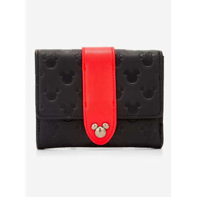 Portefeuille Loungefly Disney Mickey & Minnie Debossed Silhouettes (BoxLunch 10th Anniversary Edition) - import octobre