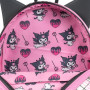 Sac a dos Sanrio Kuromi Flames and Plaid - import novembre