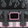 Sac a dos Sanrio Kuromi Flames and Plaid - import novembre