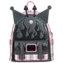 Sac a dos Sanrio Kuromi Flames and Plaid - import novembre