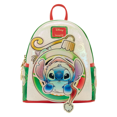 Sac a dos Loungefly Stitch & Scrump Iridescent Holiday Ornament - précommande octobre / novembre